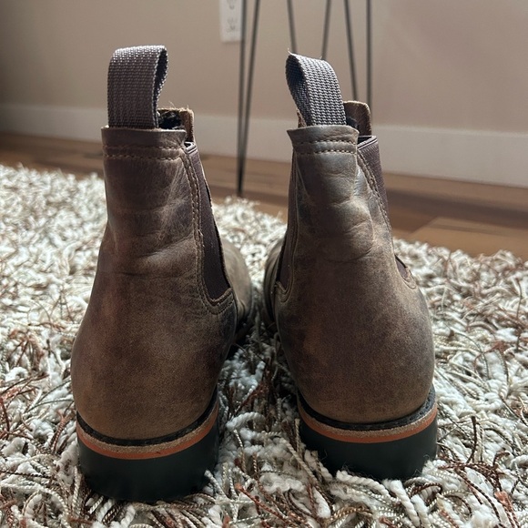 Chaco Fields Chelsea Waterproof Boots Brown Size 6.5 - Picture 7 of 9
